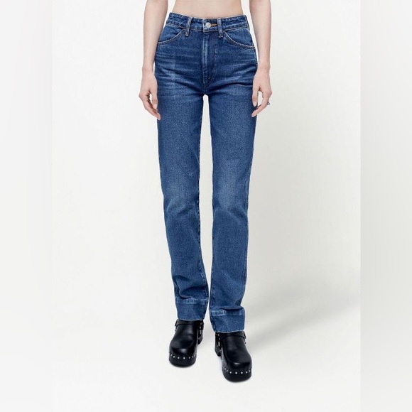 RE/DONE 70s straight-leg mid-rise jeans 31 - Picture 1 of 7